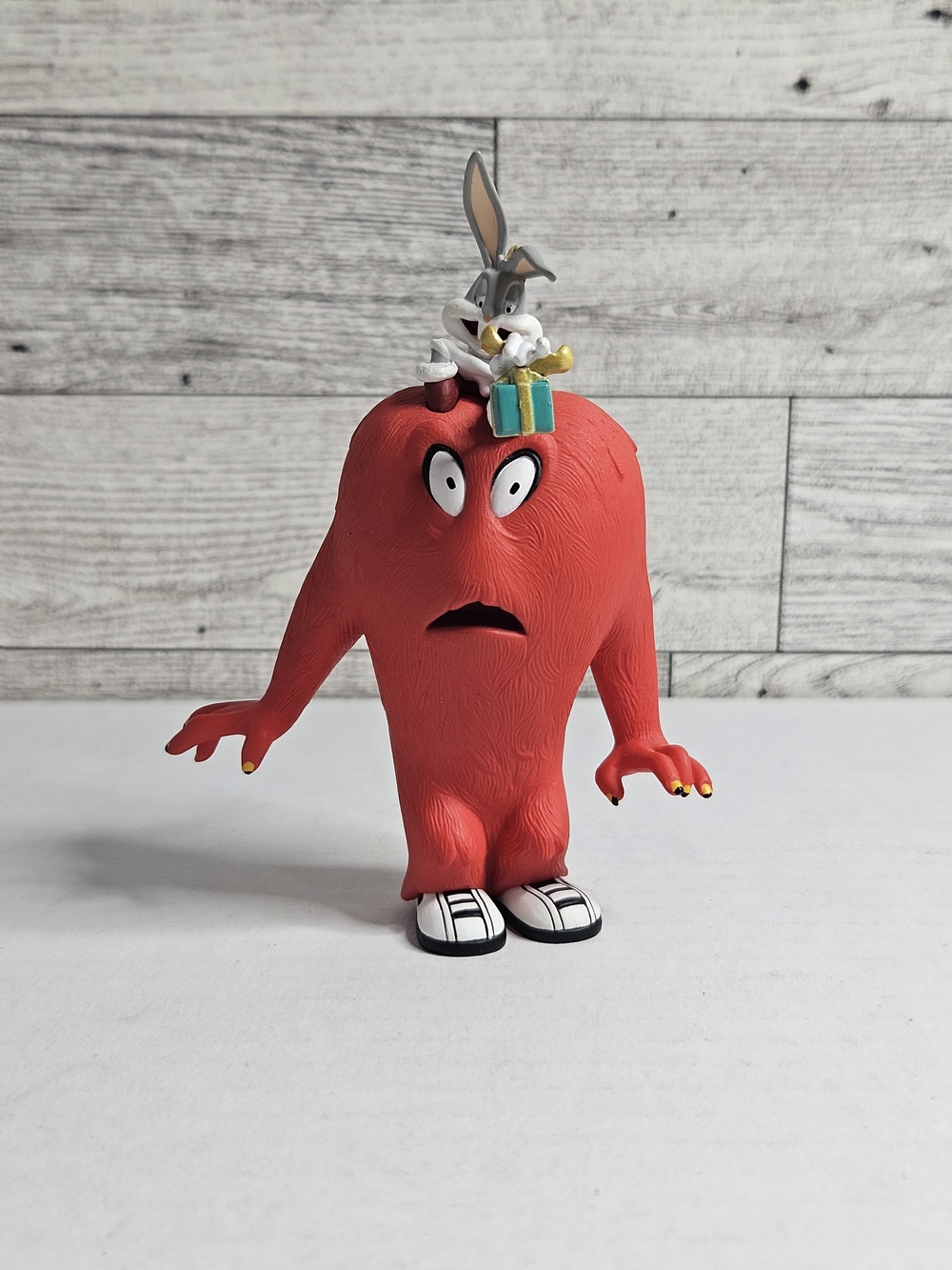 Warner Bros. Red Monster Ornament with Bugs Bunny Accent